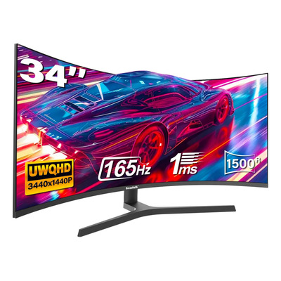 Monitor Curvo Ultra Ancho Gawfolk De 34 Pulgadas 3440 X 1440 | Envío gratis