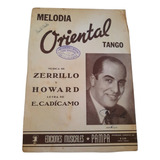 Partitura Melodia Oriental Tango Zerrillo 