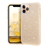 Mateprox Funda P/ iPhone 11 Pro Max Brillosa Anti Caidas