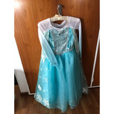 Disfraz Frozen Elsa Vestido&zapatos&corona Original Disney