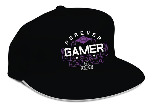 Gorras Planas Snapback Ajustables Personalizada - Gamer