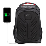 Mochila Porta Notebook 17 Tablet Gadnic Imperemable Rígida 