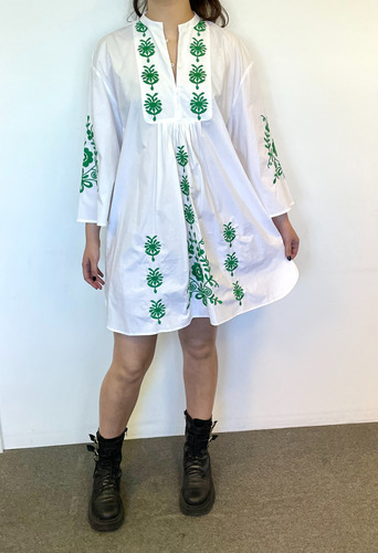 Vestido Zara Blanco 