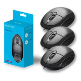 Mouse Óptico Classic C/ Fio Mf100 Usb 1200dpi Mo300 Kit 3pçs