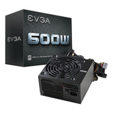 Fuente De Poder Pc 600w Gamer Evga 600 W1 80 Plus White Esta