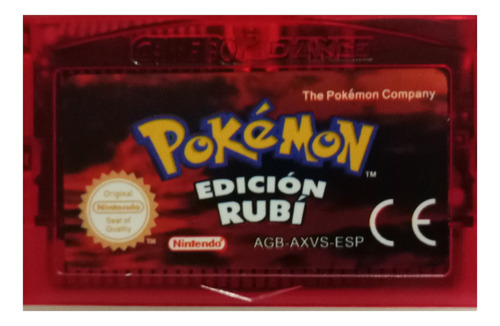 Pokemon Rubi En Español Para Game Boy Advance, Nds. Repro 