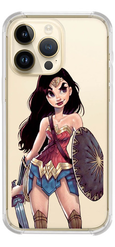 Capinha Compativel Modelos iPhone Mulher Maravilha 1541