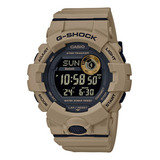 Reloj Casio G-shock Gbd800uc-5 Tan Desierto Táctico Militar Color De La Correa Café