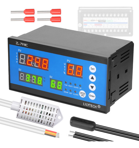 Dispositivo De Temperatura Brooders, Control De Humedad Y Hu