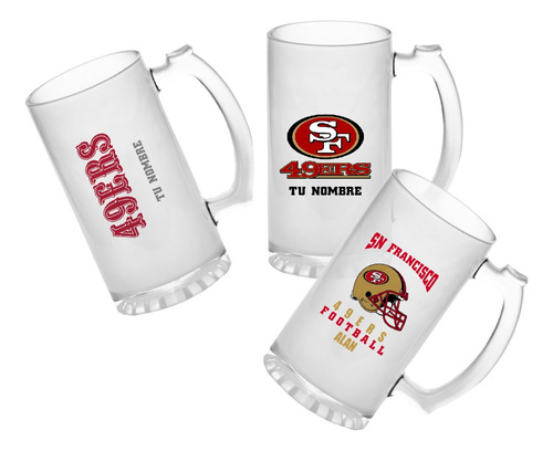 Tarro Cervecero 49ers Sf San Francisco Nfl