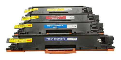 Kit Toner Colorido Para Impressora Cp1025 Cp1025nw Cp-1025nw