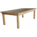 Mesa Grande Ideal Quincho De 3 Metros Madera Pino 