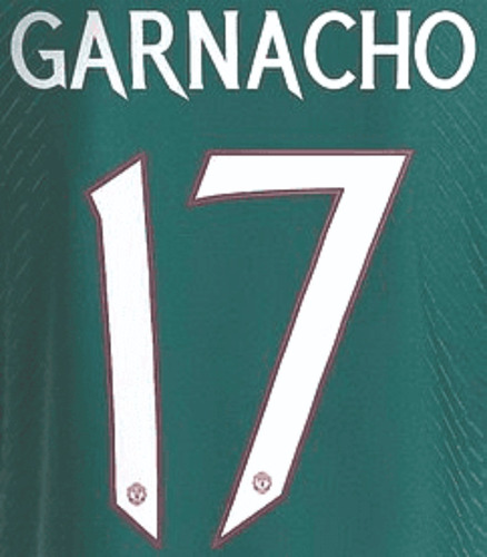 Estampado Numero Manchester United #17 Garnacho - En El Acto