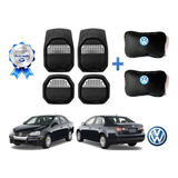 Tapetes Carbon 3d + Par Cojines Vw Bora 2005 A 2010