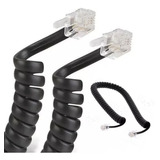 Pack X 10 Cable Espiral Rulo 50cm Para Tubo De Telefono 