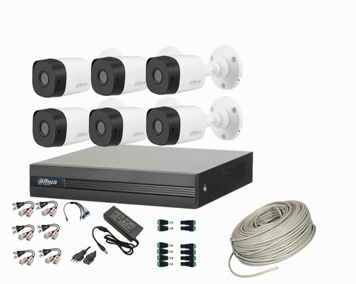 Cctv Kit Pro Dahua Dvr 8ch + 6 Cam 720p Tienda9cl