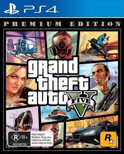Juegos Grand Theft Auto V Gta 5 Premium Ps4 Playstation 