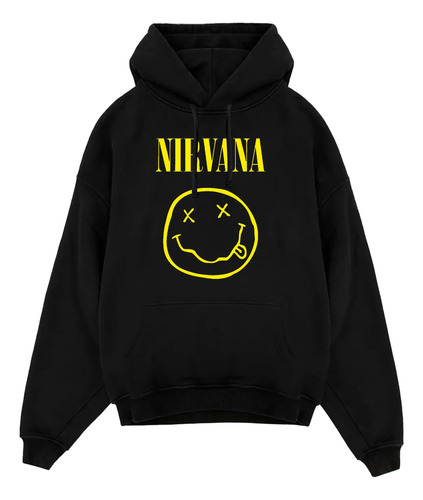 Sudadera Nirvana Kurt Cobain Rock Grunge Hoodie Unisex 01 | Envío gratis