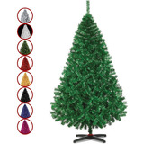 Arbol Pino Colores Navidad Artificial Naviplastic 220cm Color Verde Metálico