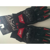 Guantes Delta Touch Negro/ Rojo