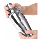 Coqueteleira Inox 500ml Barman Misturar Bebidas Drinks