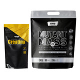 Mutant Mass 5 Kg Whey Gainer + Creatina 300 Grs Polvo