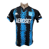 Camiseta Racing Club Suplente 2022 Kappa Negro-celeste