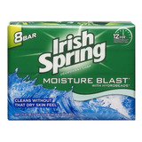 Irish Spring Jabon De Barra Moisture Blast, 8 Unidades