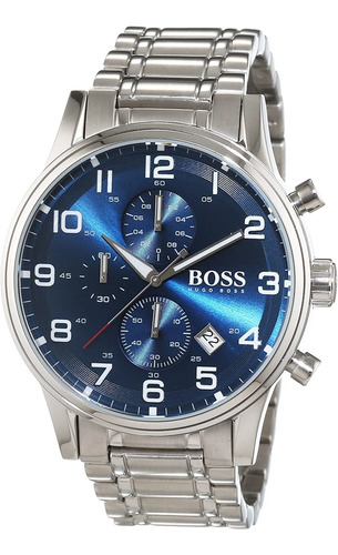 Reloj Hugo Boss Aeroliner 1513183 De Acero Inox. P/hombre