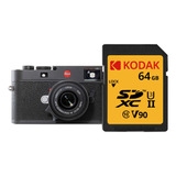 Kodak Tarjeta De Memoria Uhs-i U3 V30 Sd 64gb Professional