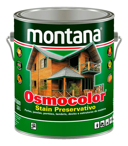 Tinta Stain Osmocolor Madeira Esscolher Cor 3,6 Lt