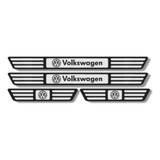 Embellecedores De Estribos Interior Autos Volkswagen Negro 