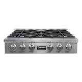 Parrilla Tecnolam Profesional Grt366 Gas 36 Acero Inox. Color Acero Inoxidable