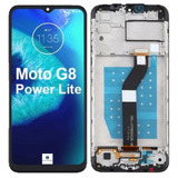 Display Frontal Tela Touch P/ Moto G8 Power Lite Com Aro