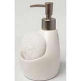 Dispenser Ceramica Detergente Jabon Esponja