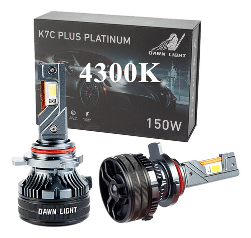 Kit Lampada Ultra Led K7c Plus Platinum 6.000k 4.300k 150w