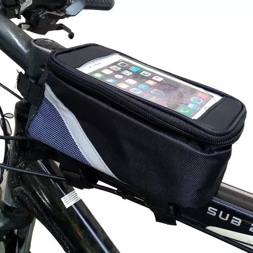 Bolso Porta Celular Alforja Táctil Impermeable Delantero Gps