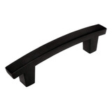 Cosmas 5235 Fb Plana Negro Contemporaneo Closet Hardware