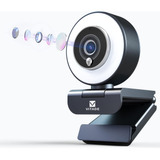 Vitade Streaming Con Anillo De Luz Ajustable, Full Hd 1080p 