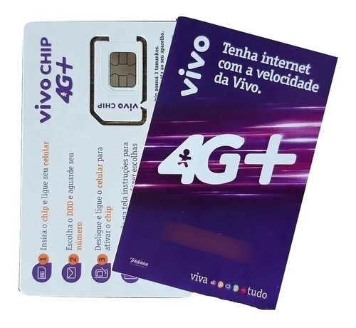 Chip Vivo 4g Escolha Qualquer Ddd Do Brasil (ddd11 Ao 99)*x