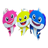 Piñata De Baby Shark Fiesta Infantil Decoración Menaje 
