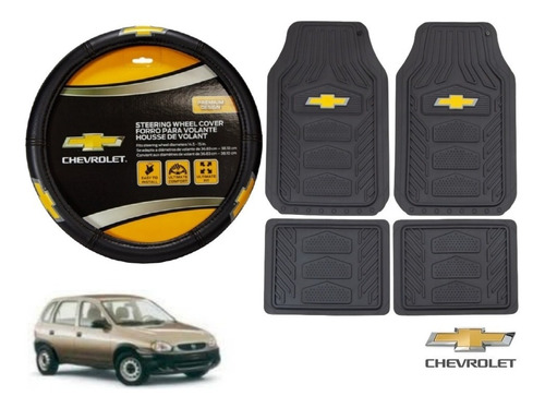 Tapetes 4pz Chevrolet + Cubrevolante Chevy C1 2002