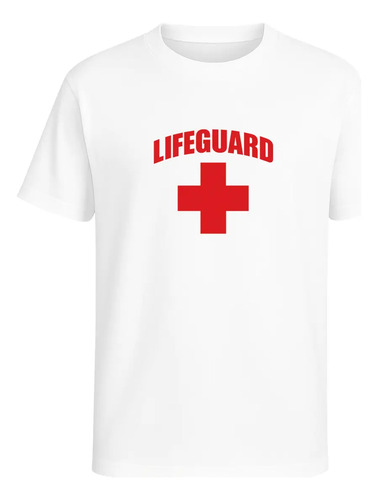 Playera Lifeguard Infantil Estilo Salvavidas Playero Verano