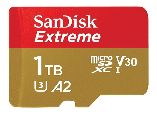 Tarjeta De Memoria Sandisk Sdsqxa1-1t00-an6ma  Extreme Con Adaptador Sd 1 Tb