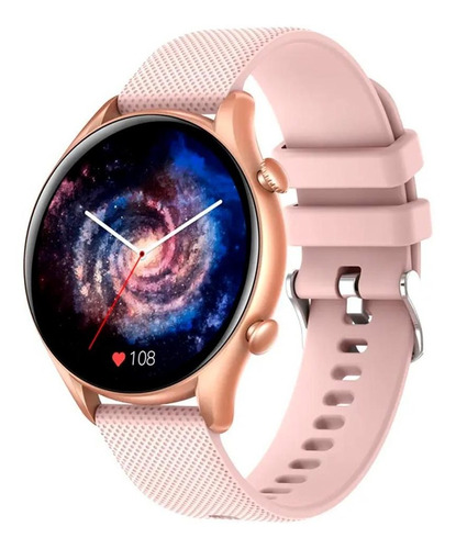 Reloj Smartwatch Colmi I20 Silicon Rose Gold Para Mujer