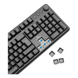 Teclado Gamer Yeyian Asward Series 3000 Mecánico Switch Blue