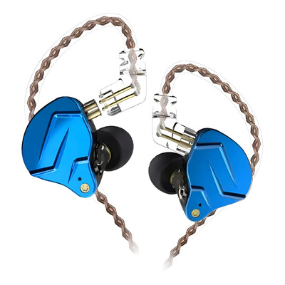 Audífonos Monitores Kz Zsn Pro Royal Blue Sin Micrófono Negro | Envío gratis