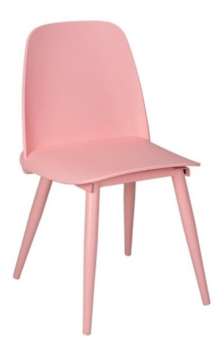 Silla Rosa Juvenil Escritorio Comedor De Diseño Mutto Nerd