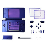 Carcasa Para Nintendo Ds Lite Azul Metalico (sólido)