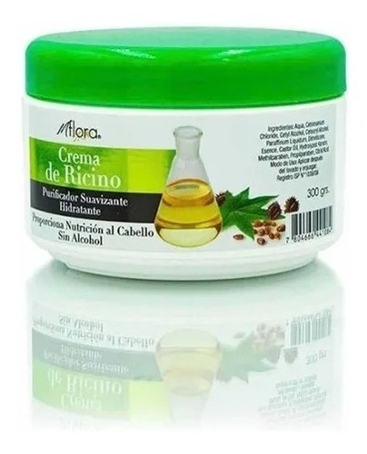 Crema Keratina 300 Gr Flora Coco/agan/palta (1unid)